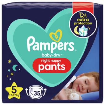 Pampers night time hot sale nappies