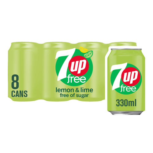 7UP Free Cherry Can 8x330