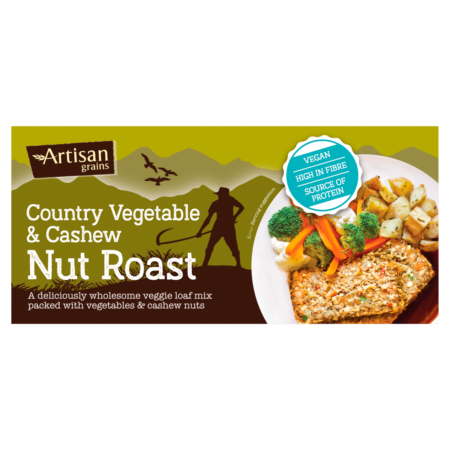 Artisan Grains Country Vegetable & Cashew Nut Roast 200g