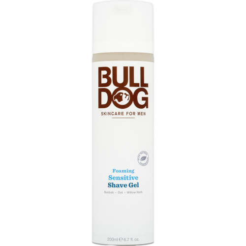 Bulldog Skincare for Men Foaming Sensitive Shave Gel | 200ml Tube