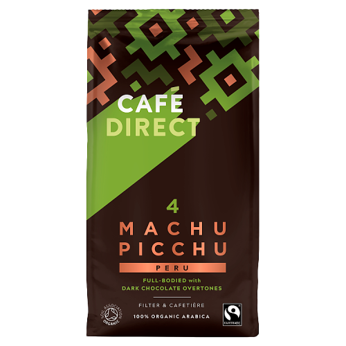 Cafedirect Fairtrade Organic Machu Picchu Peru Ground Coffee | 227g Pack