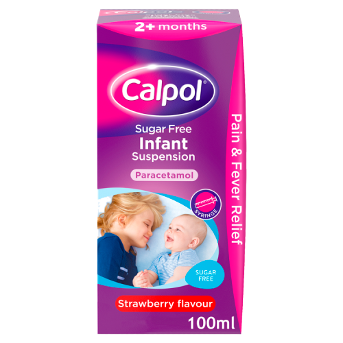 Calpol Infant Oral Suspension Sugar Free | 100ml Bottle