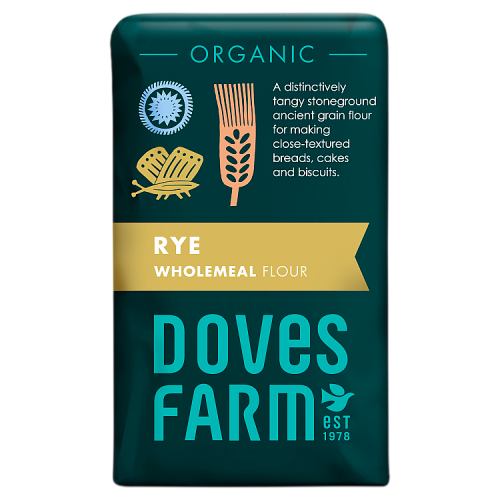 Doves Farm Organic Rye Wholemeal Flour 1kg