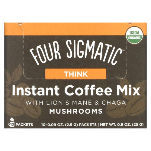 Four Sigmatic Mushroom Coffee Sachets with Lions Mane & Chaga x 10