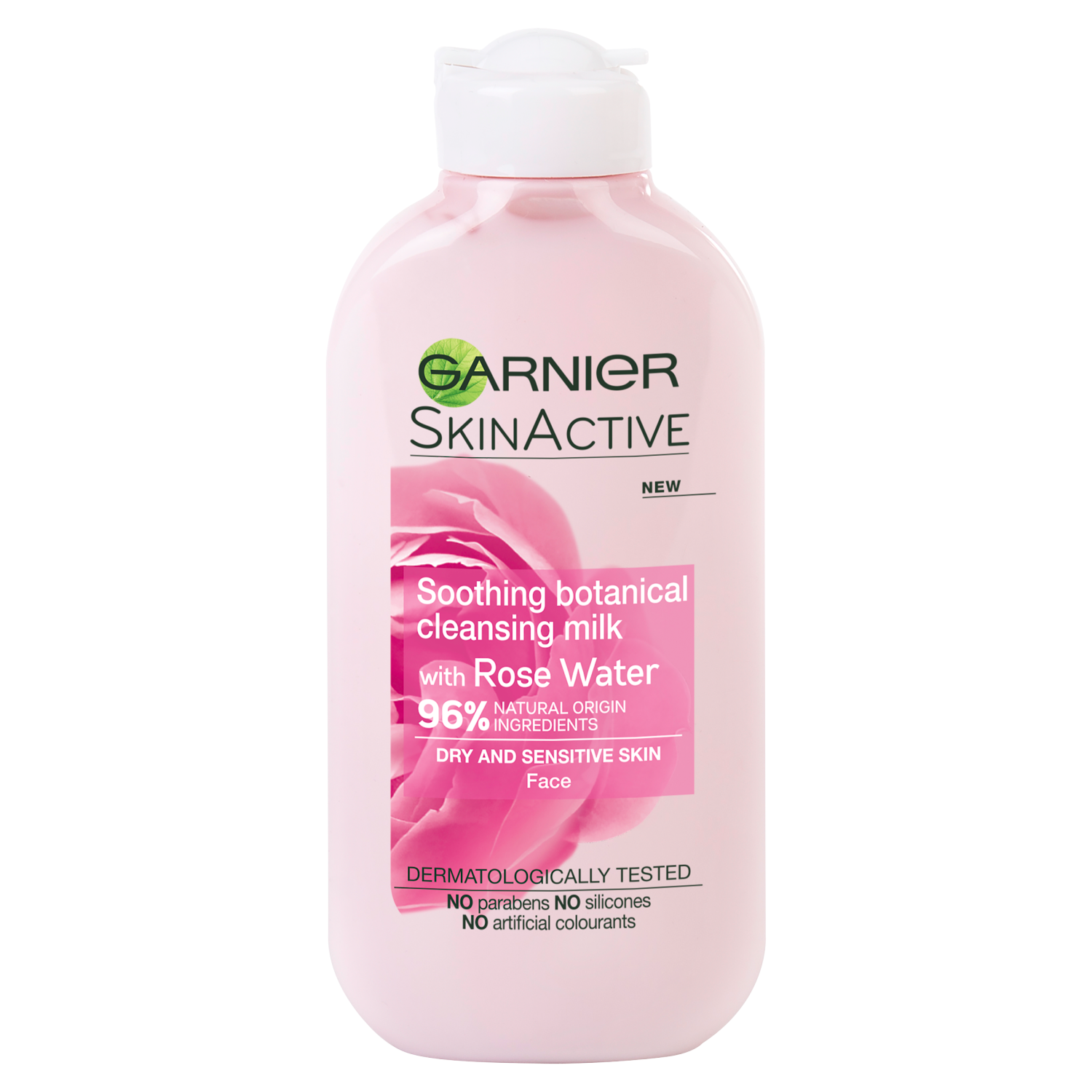Garnier Natural Rose Cleansing Milk Sensitive Skin 200ml