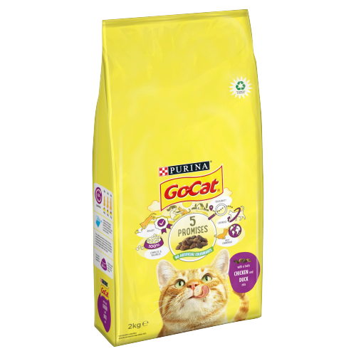 Go-Cat® with Duck and Chicken Mix Dry Cat Food 2kg