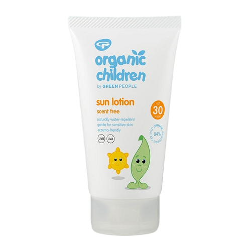 Green People Organic Childs Sun Lotion SPF30 Scent Free | 150ml Tube