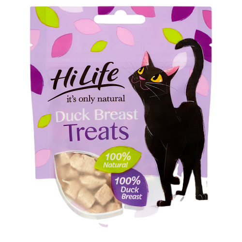 HiLife it's only natural Duck Breast Treats 10g