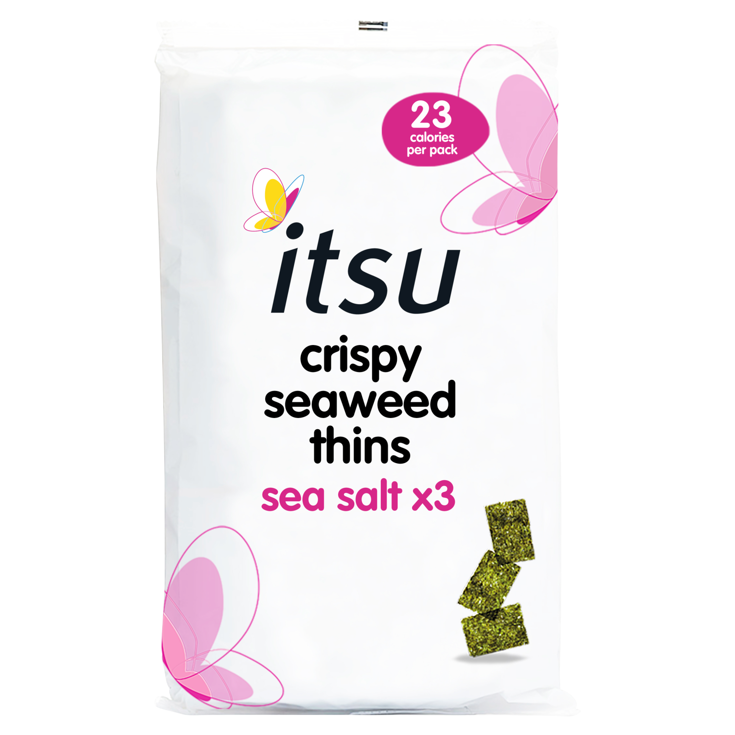 itsu Crispy Seaweed Thins Sea Salt 3 x 5g