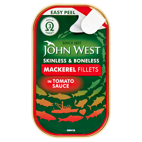 John West Mackerel Fillets in Spicy Tomato & Chilli Sauce 115g