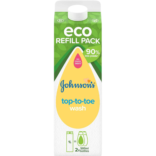 Johnson's Baby Top to Toe Wash Eco Refill | 1L Bottle