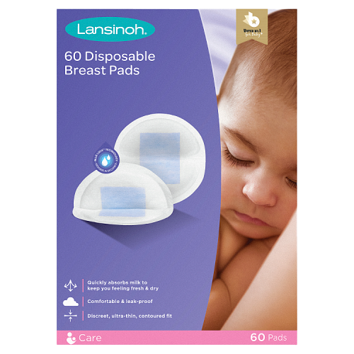 Lansinoh Care Disposable Breast Pads | Pack Of 60