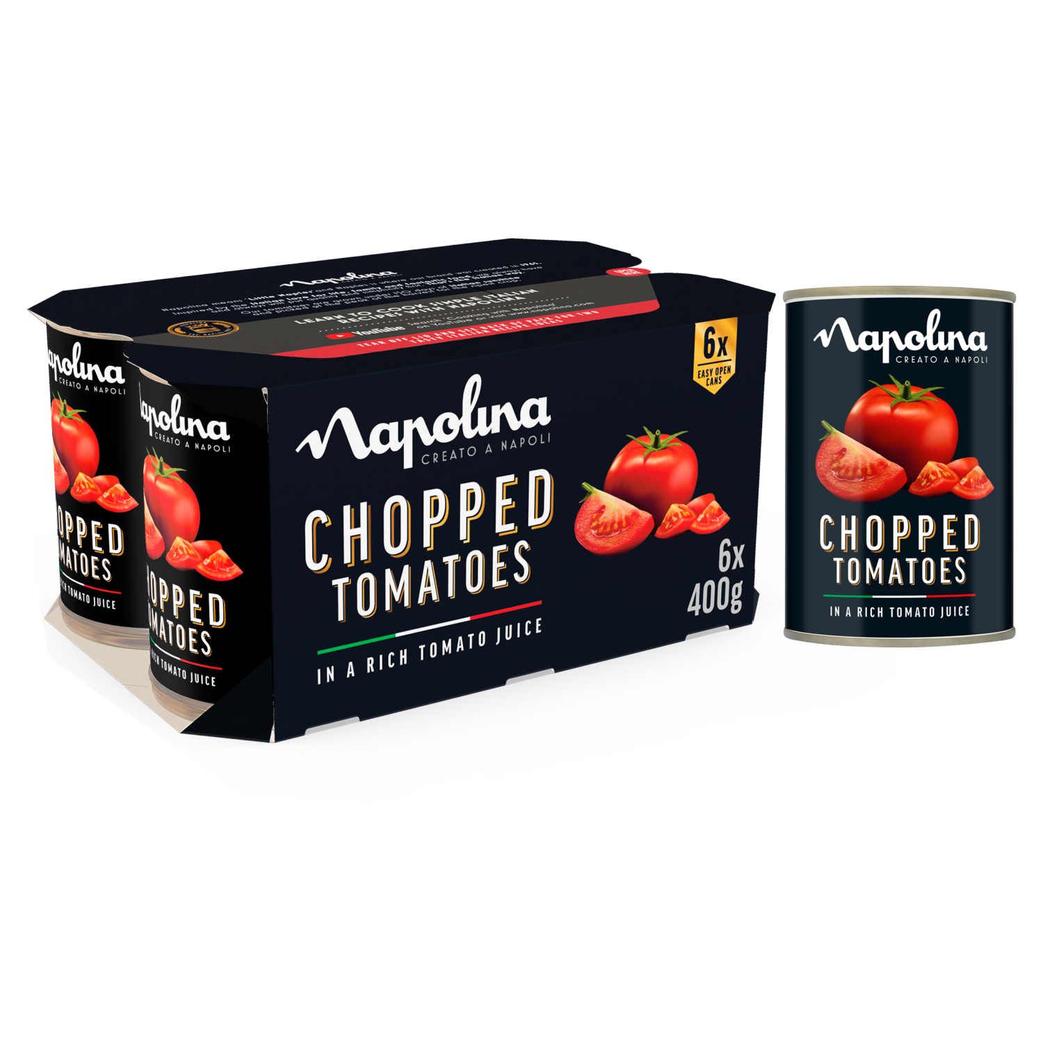 Napolina Chopped Tomatoes | 6 Tins x 400g