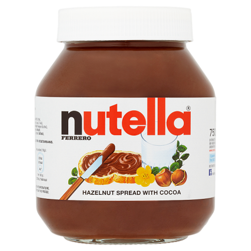 Nutella Hazelnut and Chocolate Spread Jar 750g