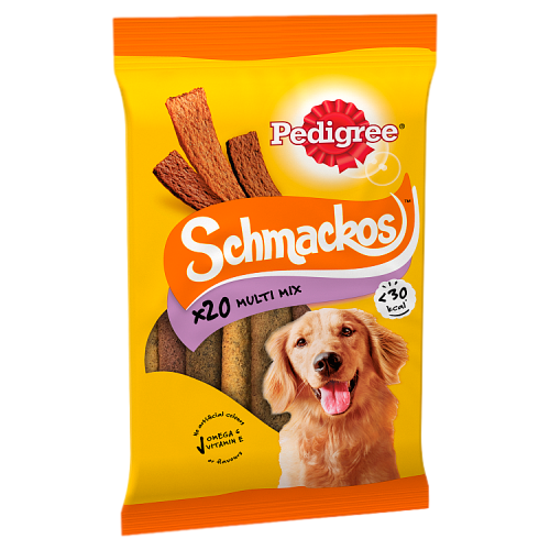 Pedigree Schmackos 20 Dog Treats Sticks Multi Mix 144g
