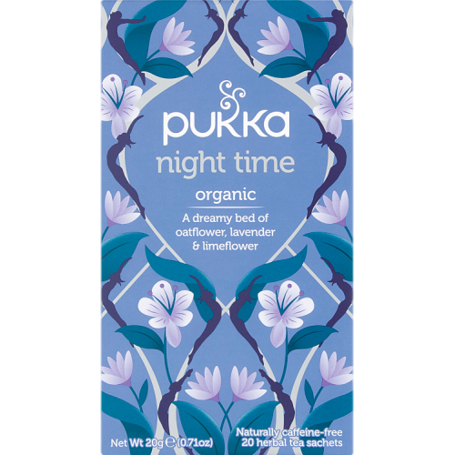 Pukka Night Time, Organic Herbal Tea with Valerian, 20 Sachets 20g