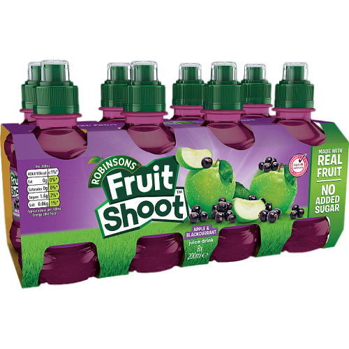 Robinsons Fruit Shoot Apple & Blackcurrant Juice Drink 8 x 200ml