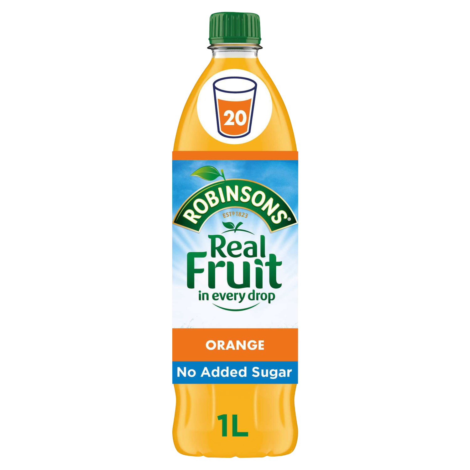Robinsons Orange Squash No Added Sugar 1l
