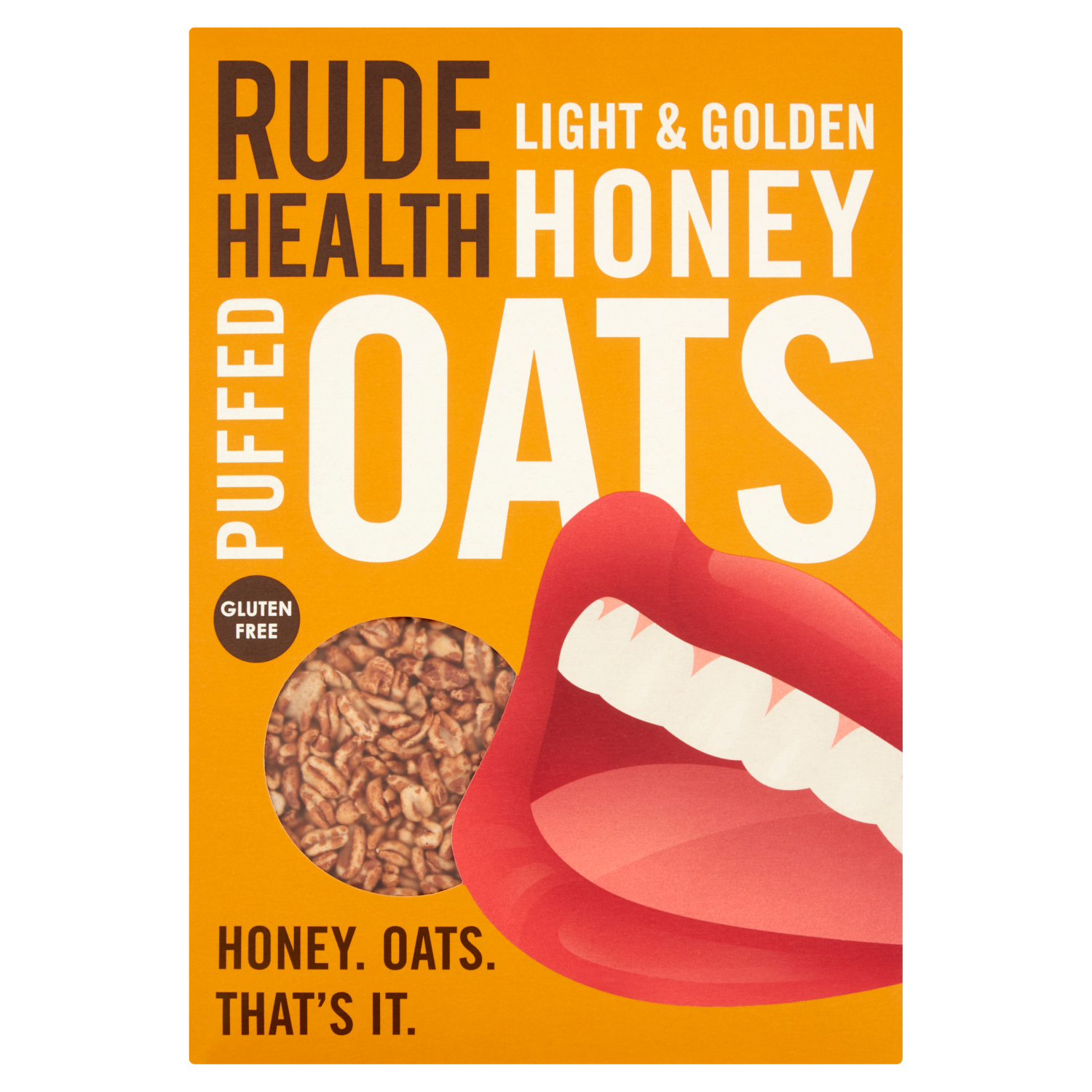 Rude Health Honey Puffed Oats 240g