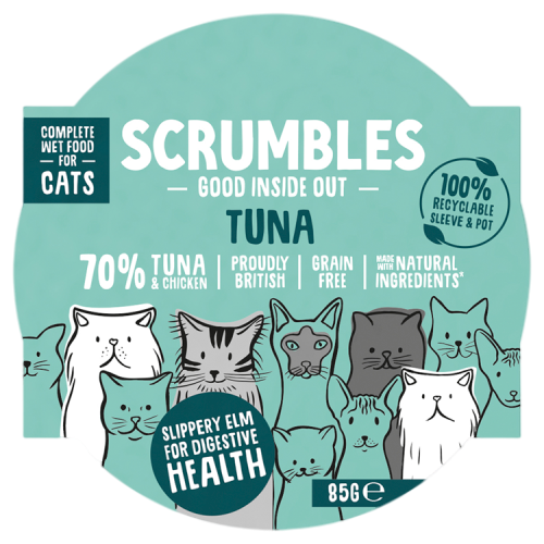 Scrumbles Wet Cat Food Tuna 8 x 85g