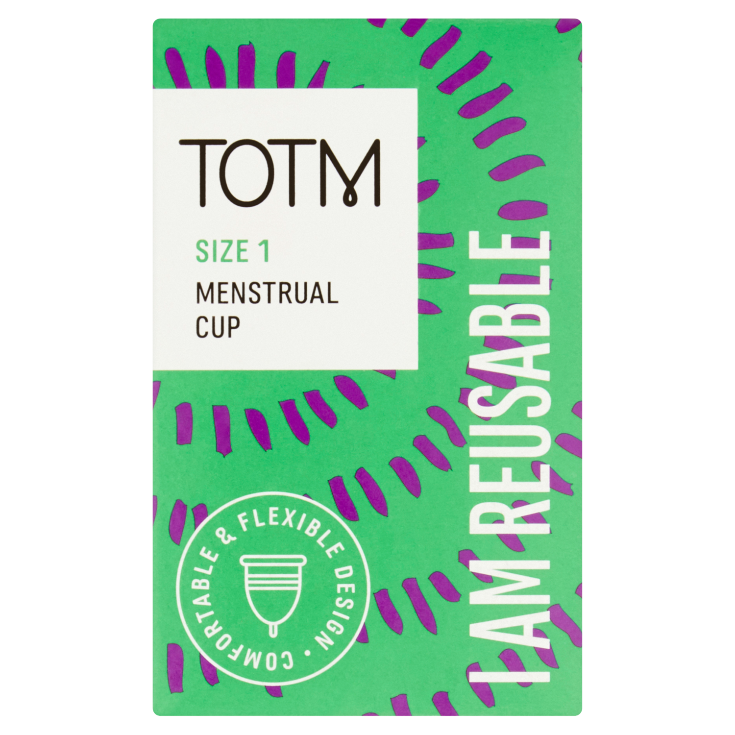 TOTM Reusable Menstrual Cup Size 1