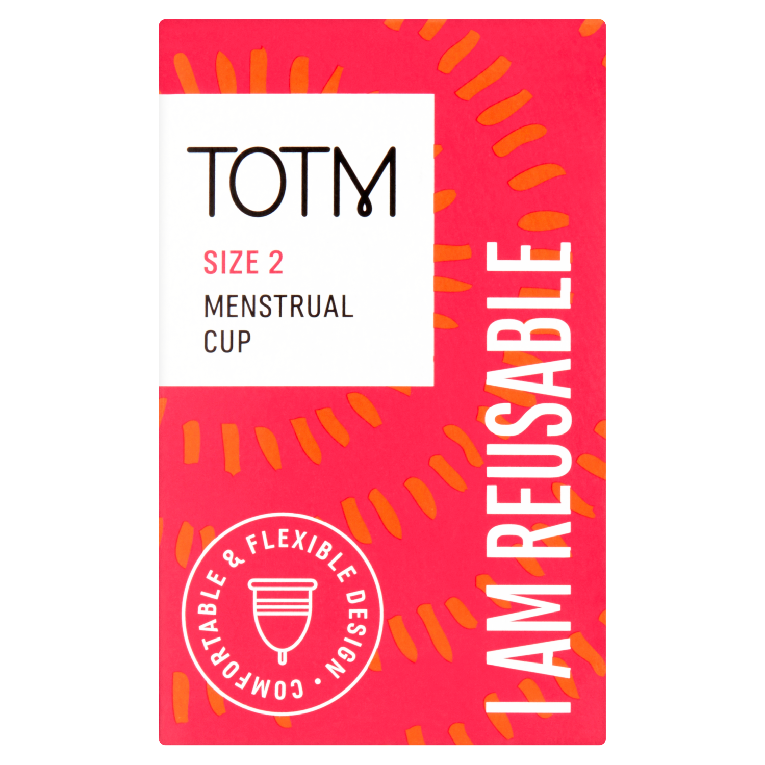 TOTM Reusable Menstrual Cup Size 2