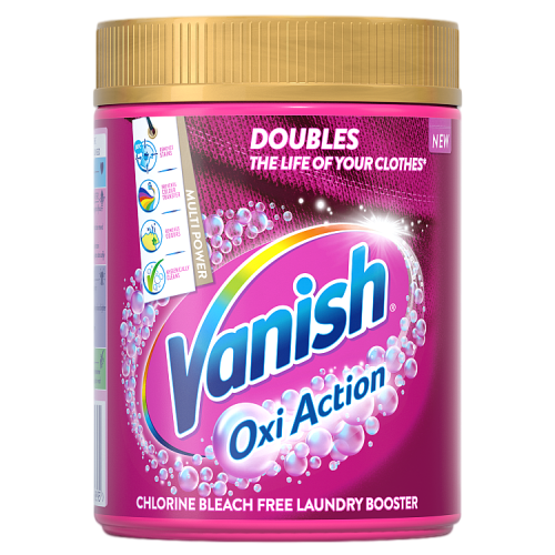Vanish Gold Oxi Action Fabric Stain Remover Powder Colours & Whites 470g