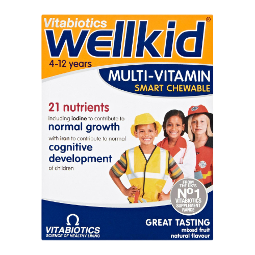 Wellkid Multi-Vitamin Smart Chewable 30 Chewable Tablets 4-12 Years