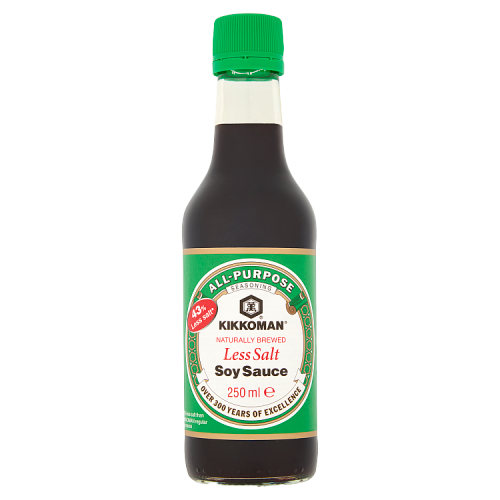 Kikkoman Less Salt Soy Sauce | 250ml Bottle