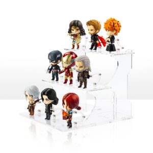 Wicked Brick Display podium for Nendoroids for IKEA® Billy Bookcase - 1/3 / Clear