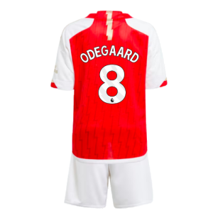 adidas 2023-2024 Arsenal Home Mini Kit (Odegaard 8) - Red - male - Size: 2-3 Years