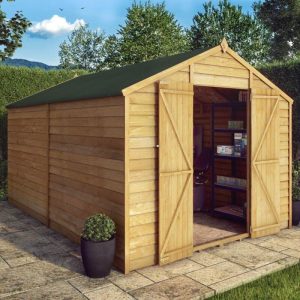 12 x 8 Mercia Overlap Windowless Shed