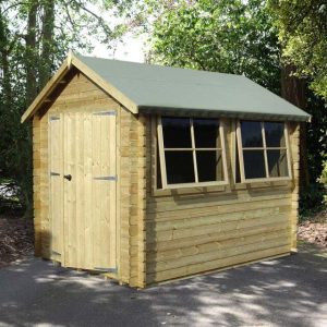 12Gx10 Shire Solway Log Cabin 28mm to 70mm Logs - 28mm logs