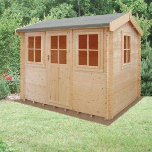 12Gx14 Shire Hemsted Log Cabin 28mm to 70mm Logs - 70mm logs