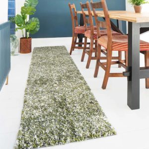 17 Stories Allsopp Green Rug green 60.0 W x 4.25 D cm