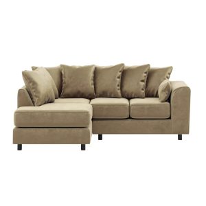 17 Stories Awn Corner Sofa brown 86.0 H x 214.0 W x 166.0 D cm