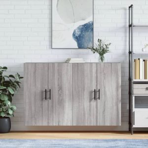 17 Stories Melf Bathroom Storage gray 90.0 H x 69.5 W x 34.0 D cm