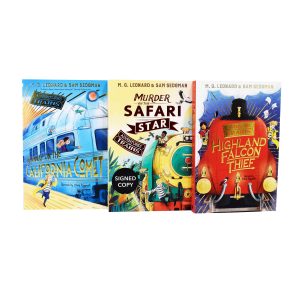 Adventures on Trains 3 Books Collection By M. G. Leonard - Age 9-14 - Paperback Pan Macmillan