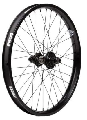 BSD Swerve X Aero Pro Cassette BMX Rear Wheel (Black - Right hand drive) - Black
