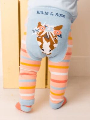 Blade & Rose UK Blade & Rose Bella the Horse Leggings Unisex Leggings For Babies & Toddlers Sizes 0-4 Years