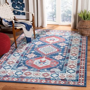 Bloomsbury Market New Bedford Blue Rug blue 120.0 W x 0.76 D cm