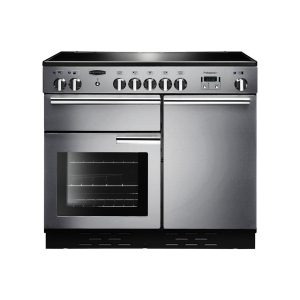 Rangemaster Professional+ 100 Ceramic Range Cooker - Stainless Steel/Chrome