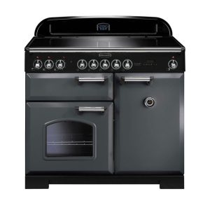 Rangemaster Classic Deluxe 100 Induction Range Cooker - Slate/Chrome