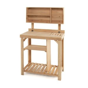 ClassicLiving Torreys Potting Bench brown 136.0 H x 80.0 W x 42.0 D cm