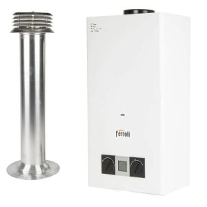 Ferroli Pegaso Eco 6 LPG Gas Water Heater & Flue Kit