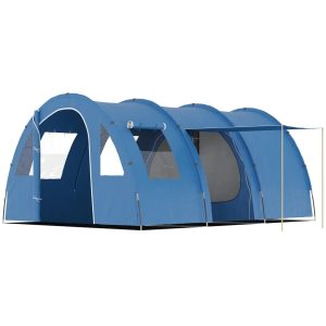 Freeport Park Cybil Camping 6 People Tent with Carry Bag blue 215.0 H x 475.0 W x 315.0 D cm