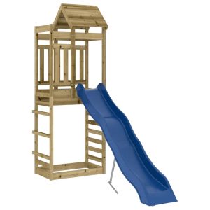 Freeport Park Furtado Playhouse blue 238.0 H x 90.0 W x 222.0 D cm