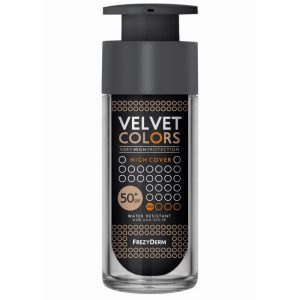 Frezyderm Velvet Colors Makeup High Cover Foundation SPF50+ 30mL SPF50+