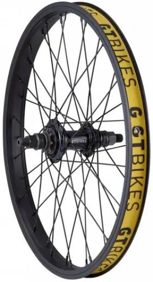 GT NBS 20" Cassette BMX Rear Wheel (Black - Left hand drive) - Black
