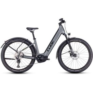 Cube Reaction Hybrid Pro 625 Allroad - 27.5" Easy Entry Electric Mountain Bike - 2023 - Flashgrey / Green